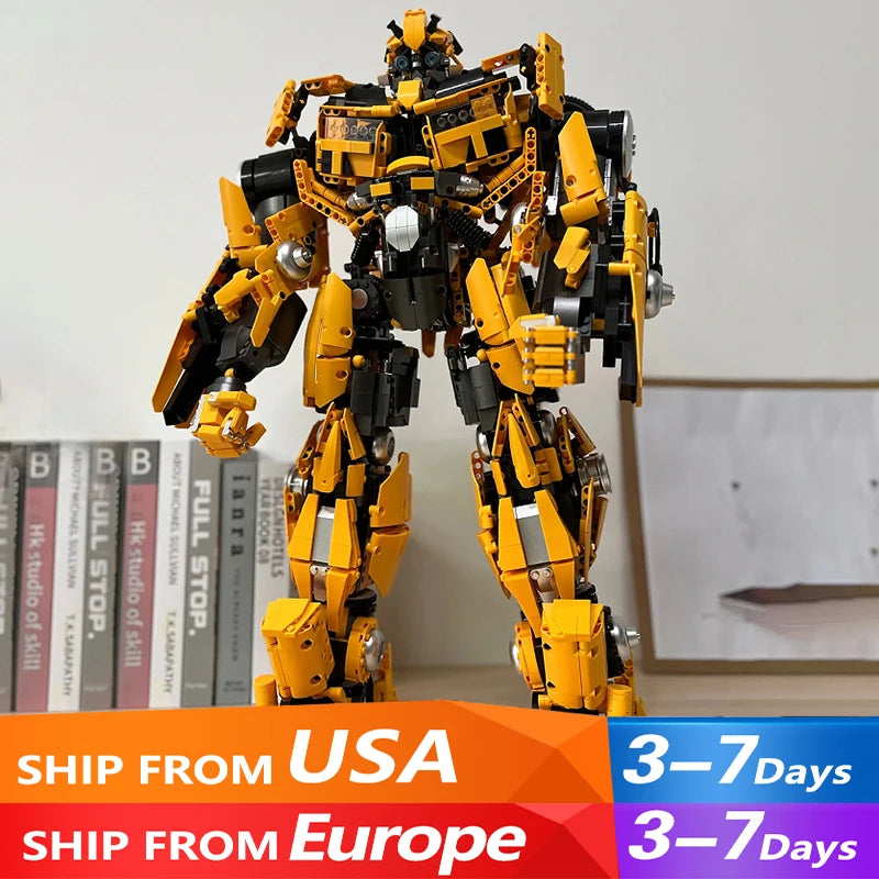 Movie Technical MOC V5007 Transformation Robot Autobots Model 5692PCS Building Blocks Brick Puzzle Toys for Children Kids Gift